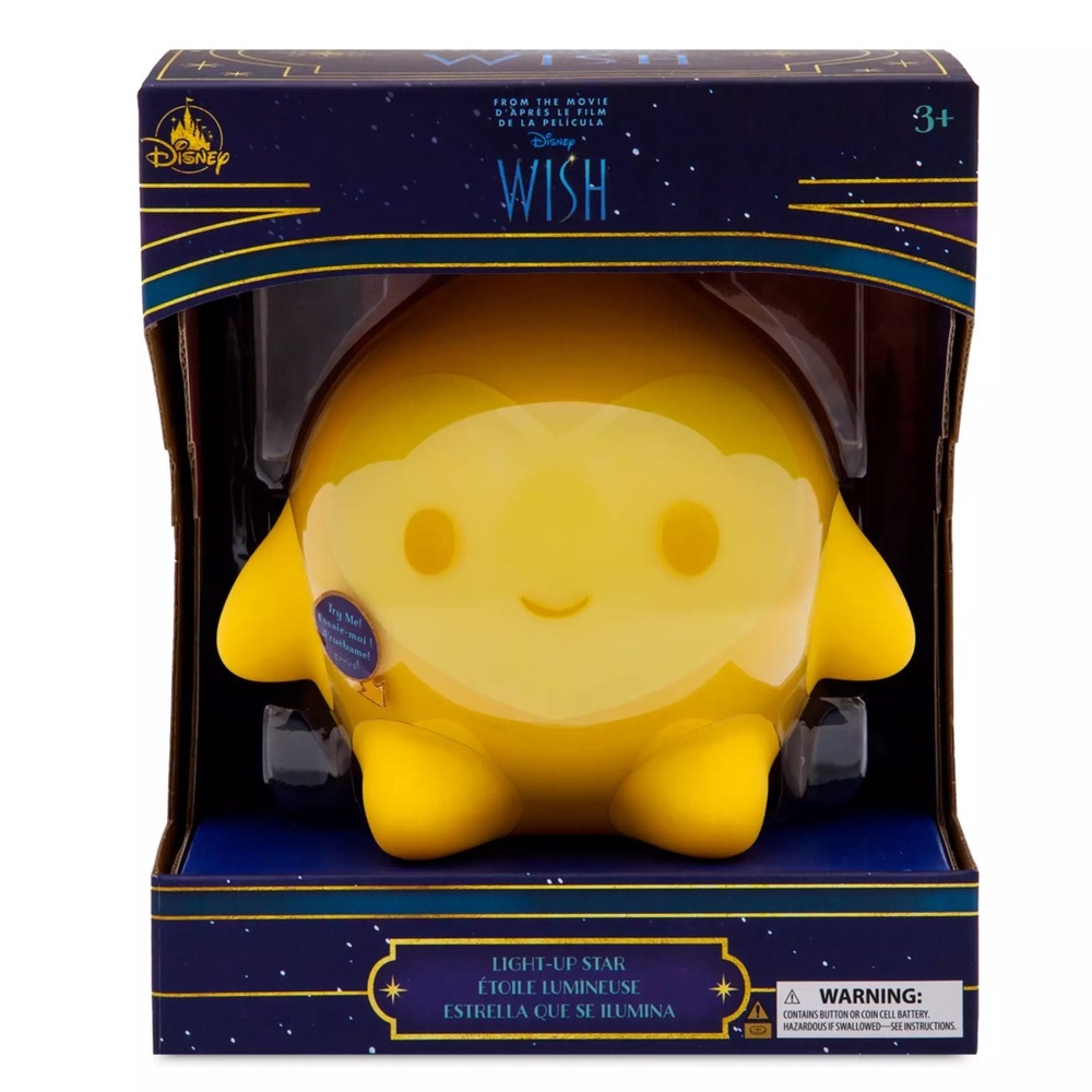 Disney WISH Light-Up Star Figure New in Box